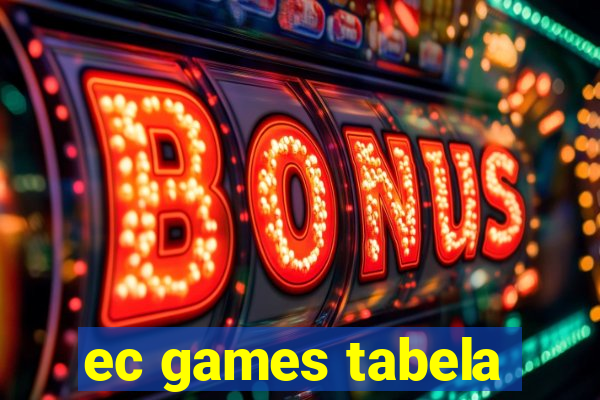 ec games tabela